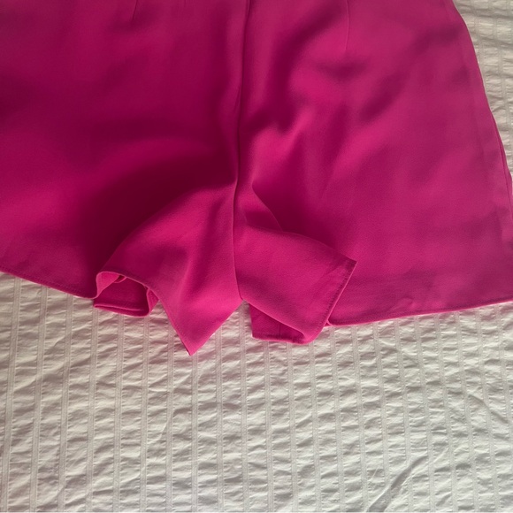 J crew Lucky Crepe Pleated Shorts Pink Size 8 - Picture 5 of 7